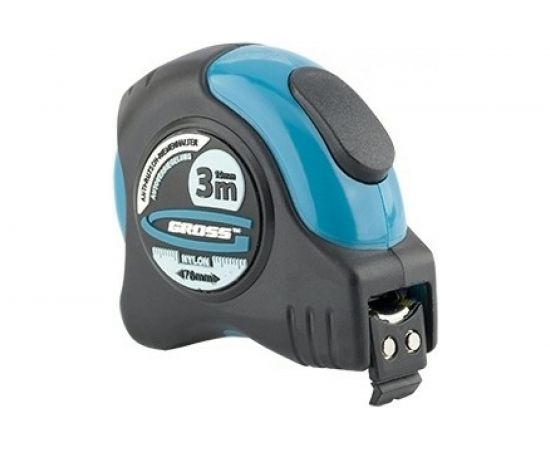 Рулетка 3 м x 19 мм GROSS Schlagfest 31111 