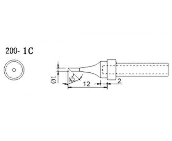 Насадка паяльная QUICK QSS200-T-1С – изображение 2