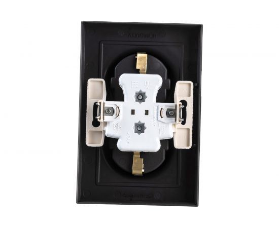 Розетка Schneider Electric AtlasDesign Карбон с/з двойная, 16А ATN001024 – изображение 2