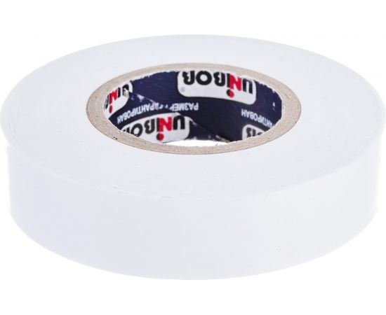 Изолента ПВХ UNIBOB 15 мм х 20 м, белая, 130 мкм 211764 – изображение 2