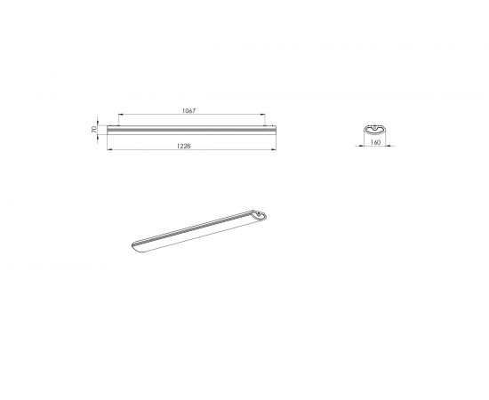 Светильник для светодиодных ламп Delta-Svet LL78-07-2х120 6000125 – изображение 2