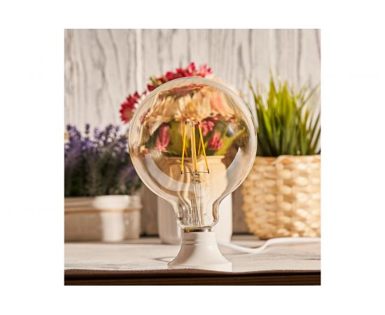 Филаментная диммируемая лампа REXANT Груша A125 11.5 Вт 2400K E27 золотистая колба 604-145 – изображение 2