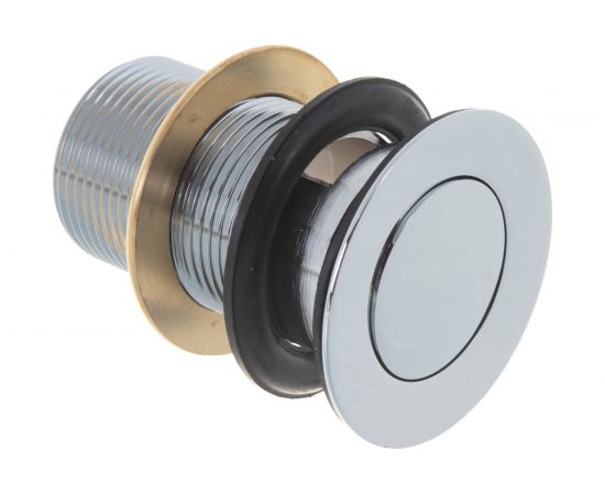 Выпуск для раковины ORE W114T с переливом, 11/4, вращающ.пробка, металл 7079988607337 – изображение 2