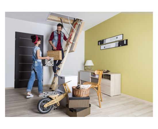 Чердачная лестница FAKRO LWT 70х130 см, высота 305 см 863153 – изображение 2