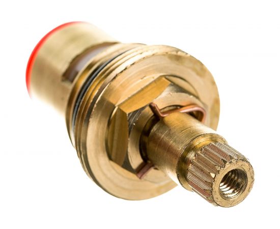 Керамическая кран-букса Профсан ПСМ 1/2"", 20 шлицов 2 резьбы PSM-1291-20 – изображение 2