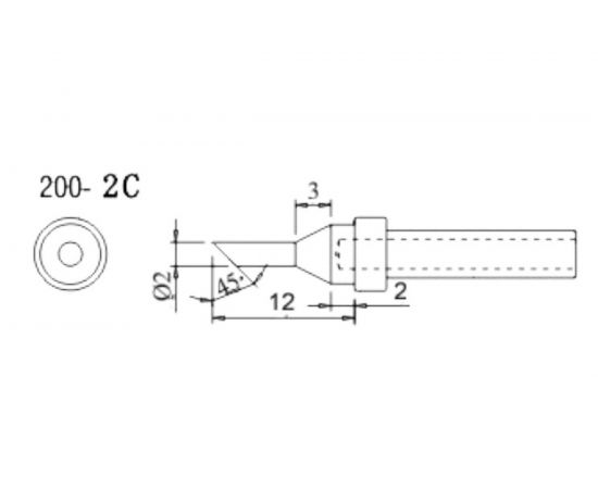 Насадка паяльная QUICK QSS200-T-2C – изображение 2