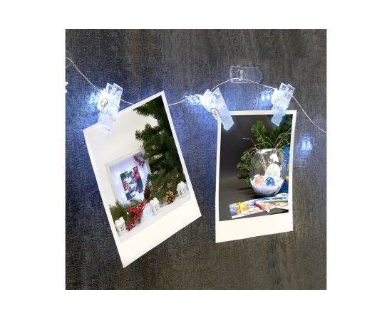 Линейная гирлянда FERON CL573 Прищепки 1.8 м, USB, 2700K 41650 – изображение 2