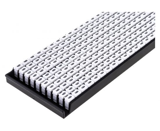 Маркер для кабеля сечением 1,5-2,5 мм DKC символ 9, 200шт MKF9S2 – изображение 2