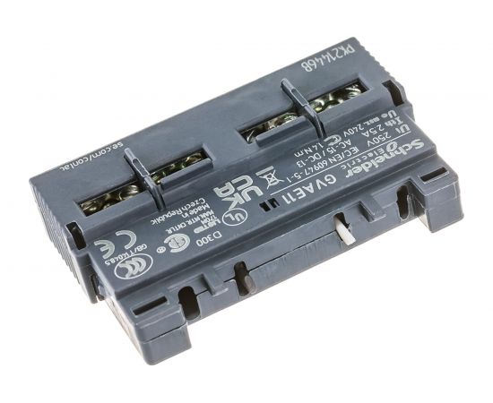 Дополнительный контакт Schneider Electric 1НО+1НЗ GVAE фронтальный для GV2 GVAE11 – изображение 2
