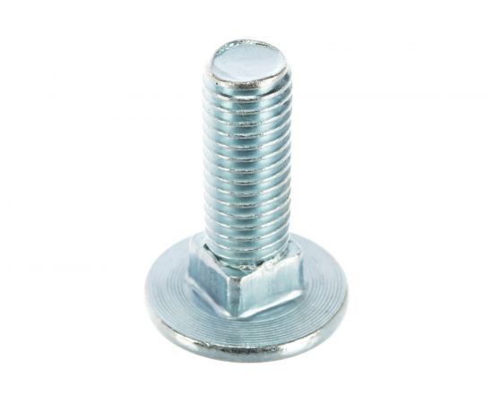Мебельный болт КРЕП-КОМП цинк DIN603 10х30 пр.5,8 8шт бм1030мф – изображение 2
