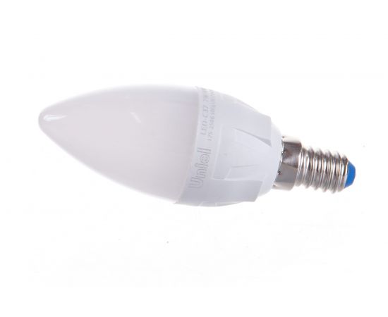 Светодиодная лампа Uniel Форма свеча, матовая. Серия ЯРКАЯ LED-C37 7W/WW/E14/FR PLP01WH UL-00002413 – изображение 2