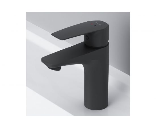 Смеситель для умывальника AM.PM Gem излив 99 мм, черный, F90A02122 – изображение 3