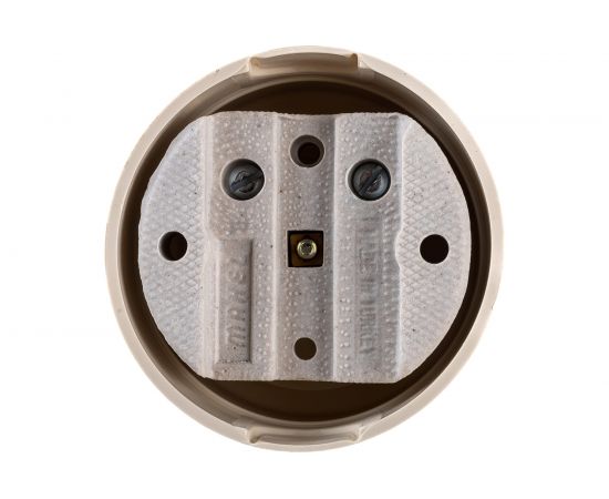 Розетка круглая накладная без заземления Makel 16012 – изображение 3