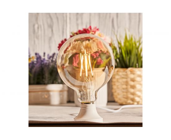 Филаментная диммируемая лампа REXANT Груша A125 11.5 Вт 2400K E27 золотистая колба 604-145 – изображение 3