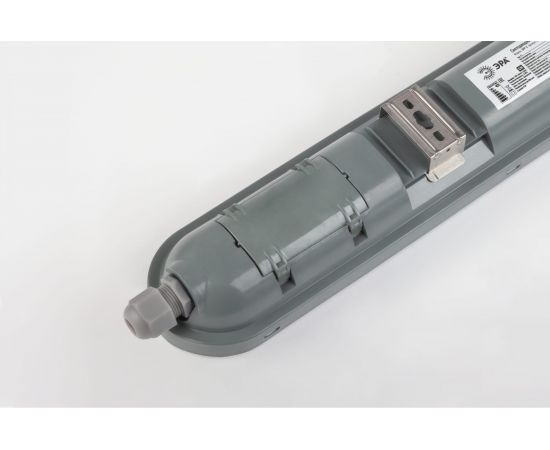 Линейный светодиодный светильник ЭРА SPP-201-0-65K-018 IP65, 18Вт, 1710Лм, 6500К, 600мм, матовый, 12/180 Б0047173 – изображение 3