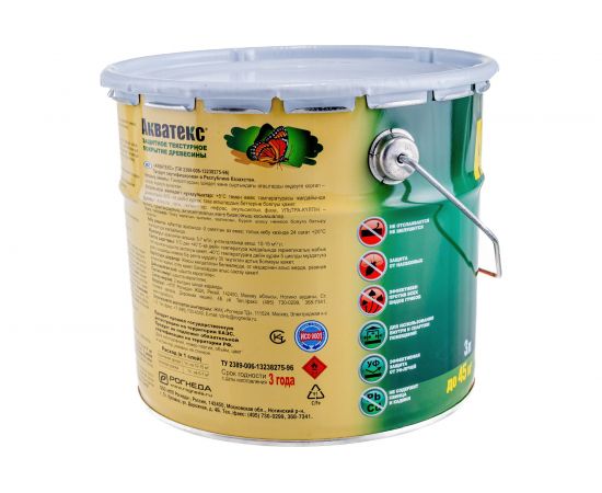 Защитно-декоративное покрытие для древесины Акватекс Венге 3 л 4 135086 – изображение 4