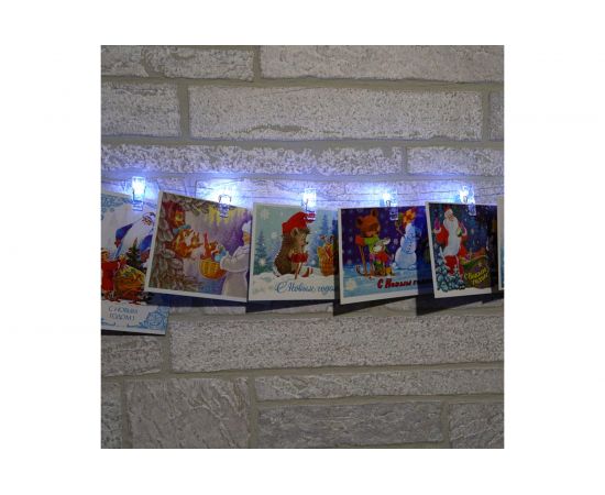 Линейная гирлянда FERON CL573 Прищепки 1.8 м, USB, 2700K 41650 – изображение 4