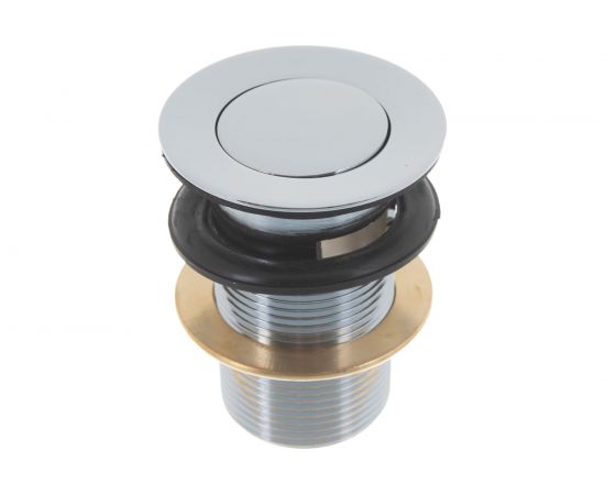 Выпуск для раковины ORE W114T с переливом, 11/4, вращающ.пробка, металл 7079988607337 – изображение 5