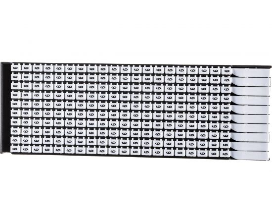 Маркер для кабеля сечением 1,5-2,5 мм DKC символ 9, 200шт MKF9S2 – изображение 6