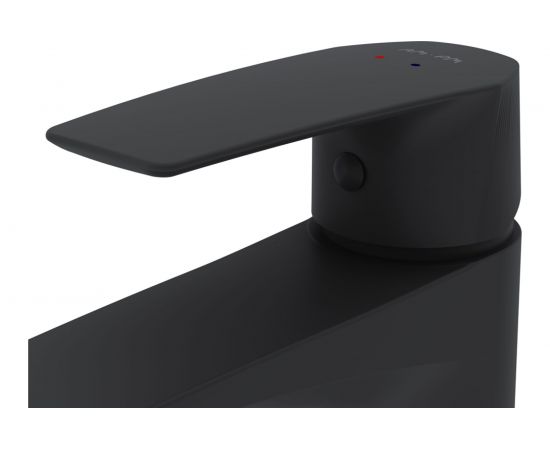 Смеситель для умывальника AM.PM Gem излив 99 мм, черный, F90A02122 – изображение 6