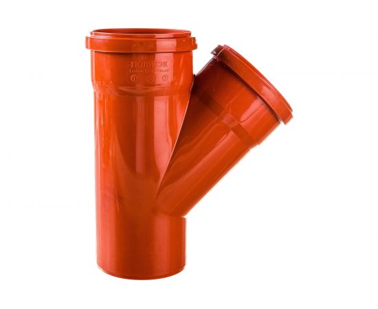 Тройник ПОЛИТЭК 110x110/45 градусов 200311045 