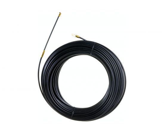 Нейлоновая кабельная протяжка TDM НКП диаметр 4мм длина 30м с наконечниками. черная SQ0590-0026 