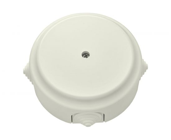 Монтажная коробка Bylectrica КМ-447 открытой установки, с сальниками, диаметр 124 мм, серия РЕТРО, бежевый, КМ-447 