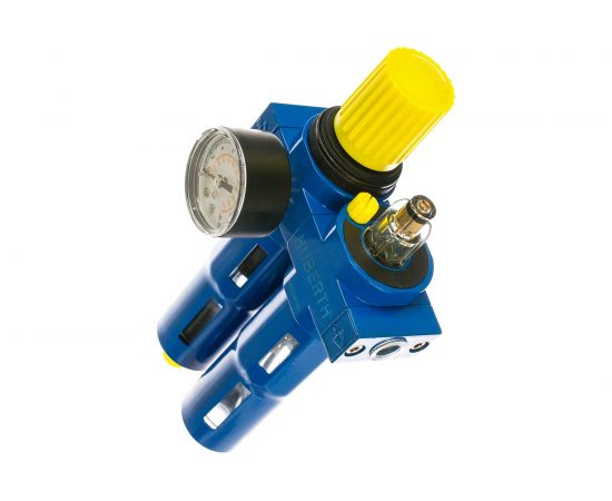 Фильтр-лубрикатор с регулятором давления и манометром (16 бар; 1050 л/мин; 1/4) HUBERTH RP208040 