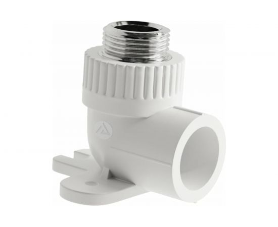 Комбинированный отвод PP-R SLT AQUA с креплением, НР 25х1/2 SLTFY7251 