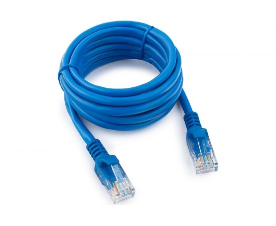 Медный патч-корд Cablexpert UTP PP10-2M/B кат.5e, 2м, литой, многожильный синий PP10-2M/B 