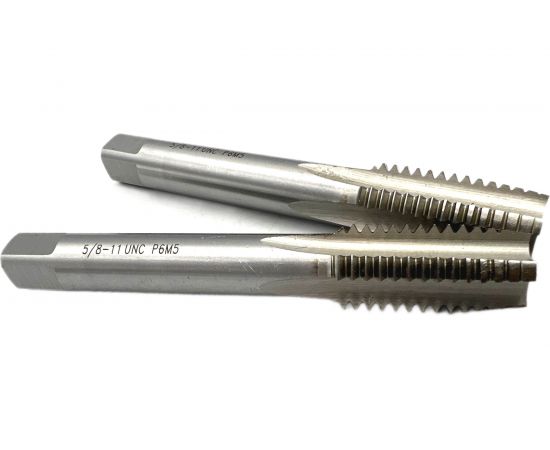 Метчик TORNERI UNC 5/8" 11 нитей Р6М5 комплект из 2-х штук 035374 
