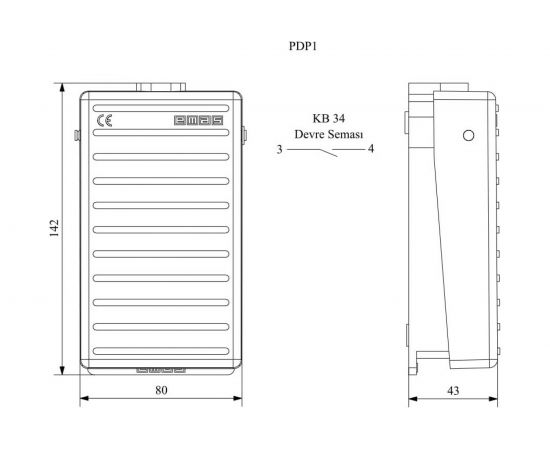 Педаль-выключатель Emas пластик 1НО, 250 В, 4 А PDP1 – изображение 2