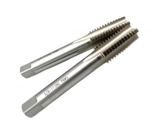 Метчик TORNERI UNC 5/8" 11 нитей Р6М5 комплект из 2-х штук 035374 – изображение 2