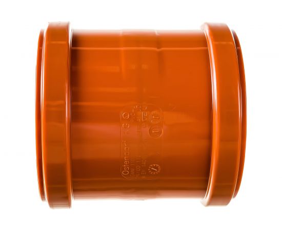 Двухраструбная муфта Ostendorf 110 для наружной канализации 220510 – изображение 2