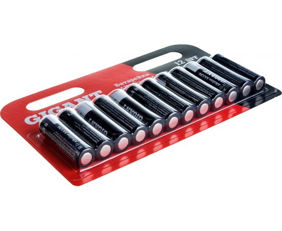 Батарейка Gigant Alkaline АА/LR6 блистер 12 шт. GBA-2A-12 – изображение 2