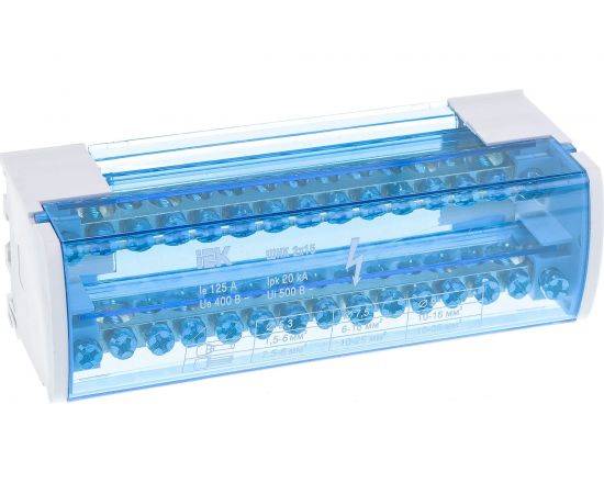 Нулевая шина в корпусе, 2х15 IEK YND10-2-15-125 – изображение 2