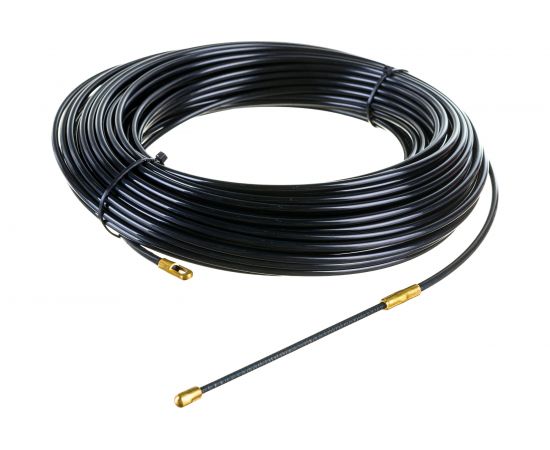 Нейлоновая кабельная протяжка TDM НКП диаметр 4мм длина 30м с наконечниками. черная SQ0590-0026 – изображение 2