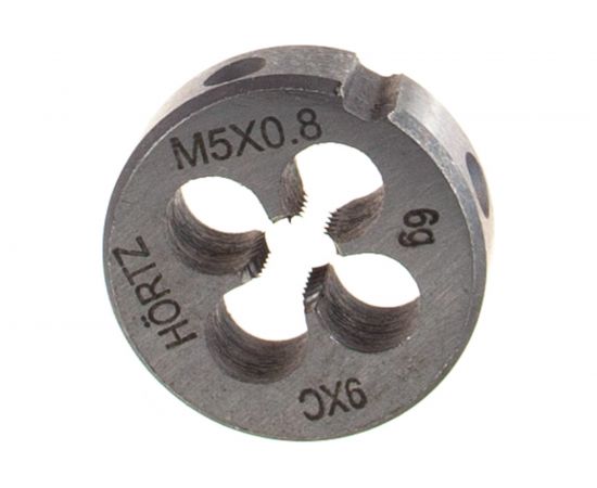 Плашка М 5 х0.8 9ХС HORTZ 203990 – изображение 2