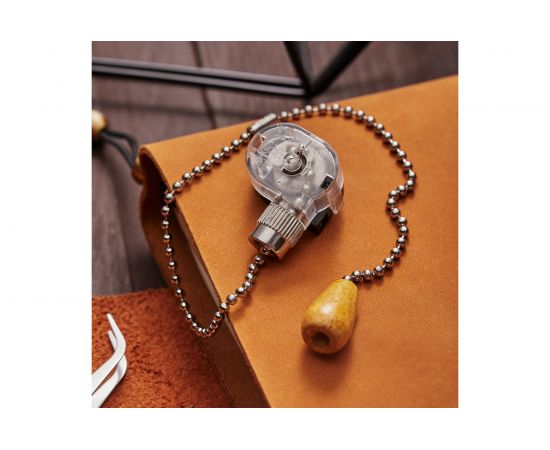 Выключатель для бра REXANT с серебряной цепочкой 270 мм и деревянным наконечником 06-0244-A – изображение 2