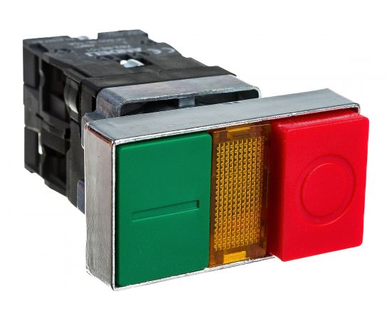 Кнопка ANDELI XB2-BW8465 I-O сдвоенная, с подсветкой, ADL10-051 – изображение 2