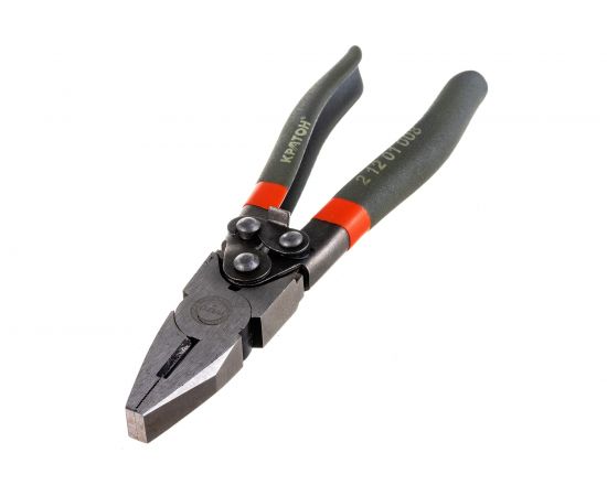 Пассатижи с двойным рычажным механизмом Cr-V 200 мм Кратон Double Force 2 12 01 008 – изображение 3