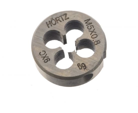 Плашка М 5 х0.8 9ХС HORTZ 203990 – изображение 3