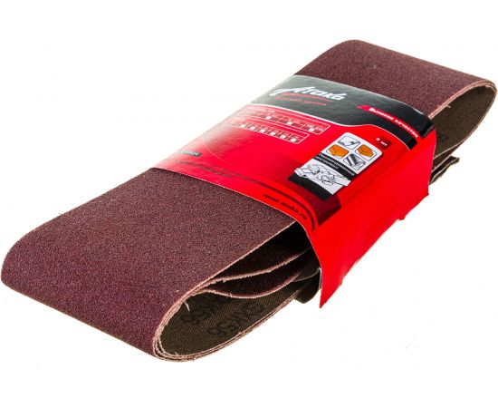 Лента шлифовальная (3 шт; 75х533 мм; Р120) Атака 678530 – изображение 3