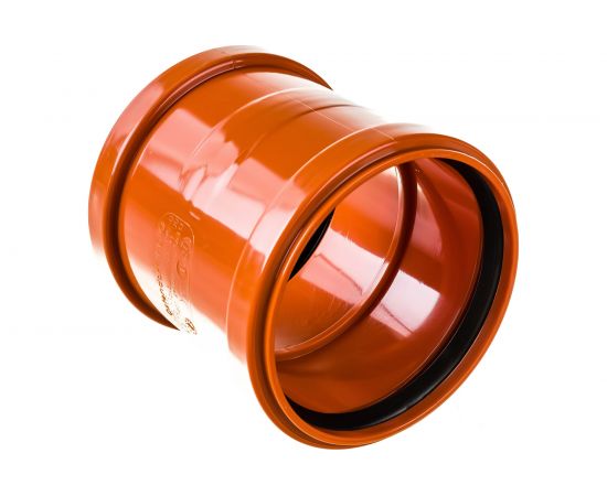 Двухраструбная муфта Ostendorf 110 для наружной канализации 220510 – изображение 3