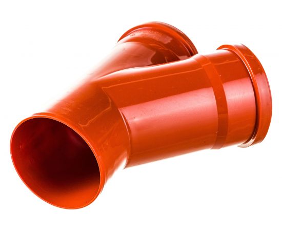 Тройник ПОЛИТЭК 110x110/45 градусов 200311045 – изображение 3