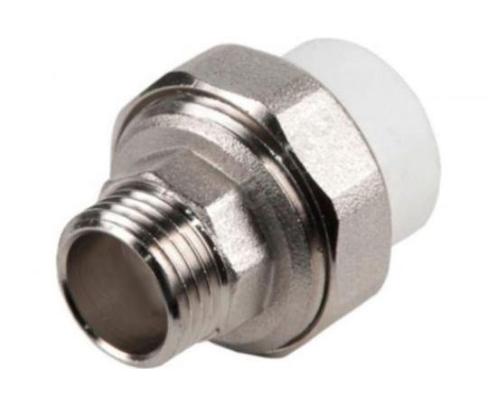 Муфта комбинированная RTP разъемная, американка, наружная резьба, D20х3/4 мм 10641 – изображение 3