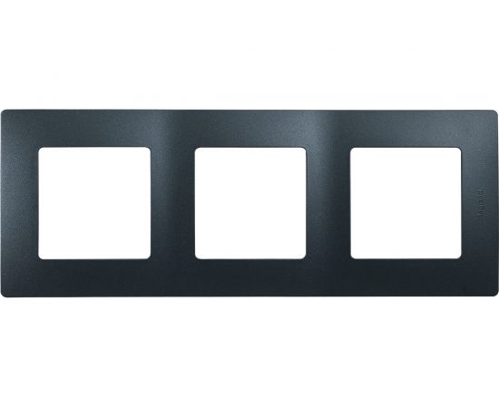 Рамка Legrand 3-м Etika антрацит Leg 672583 1066969 – изображение 3