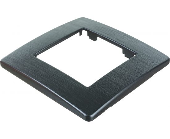 Рамка для розеток и выключателей ЭРА Серия 12 12510112 на 1 пост, Сатин, графит Б0052505 – изображение 3