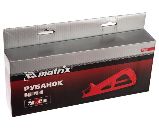 Рубанок, 250x42 мм, обдирочный, пластмассовый, для гипсокартона MATRIX 879085 – изображение 3