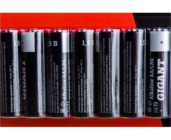 Батарейка Gigant Alkaline АА/LR6 блистер 12 шт. GBA-2A-12 – изображение 4